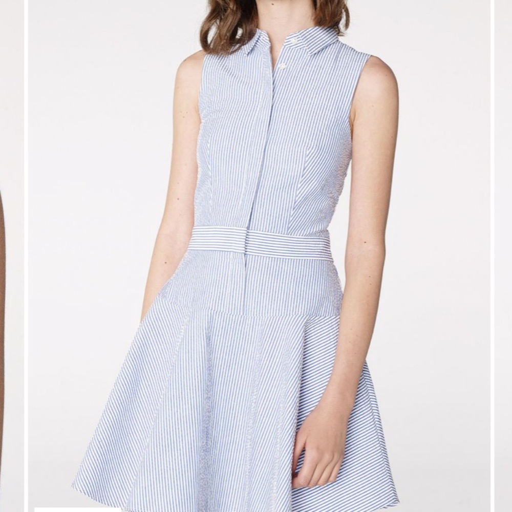 A/X Armani Exchange Button front Striped  Dress 0